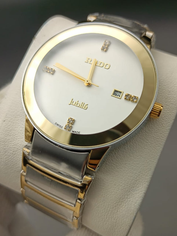 Quartz Watch Gold/White Colour (Copy)