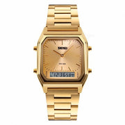 Original Skmei Dual time Gold Colour image 0