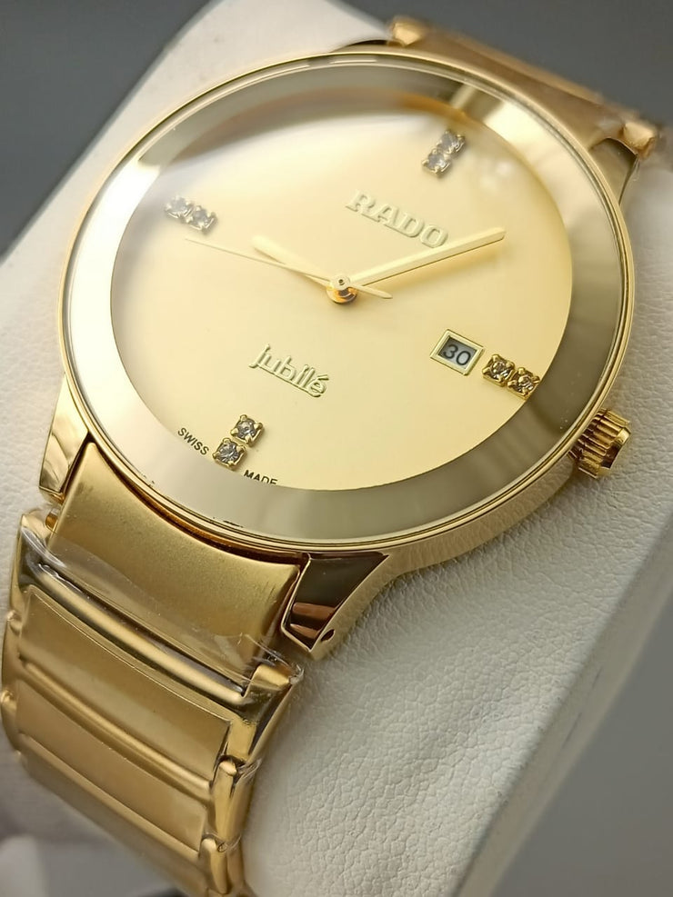 Quartz Watch Gold/White Colour (Copy)