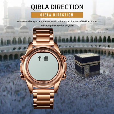 Original SKM Qibla Watch Rose Gold Colour image 0