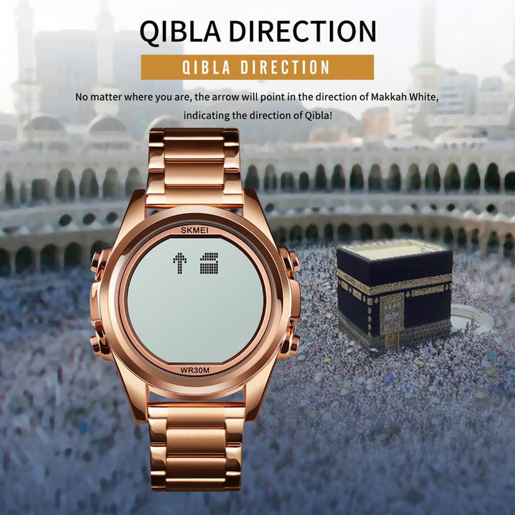 Original SKM Qibla Watch Rose Gold Colour image 0