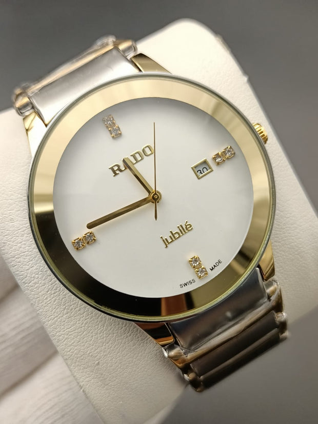 Quartz Watch Gold/White Colour (Copy)