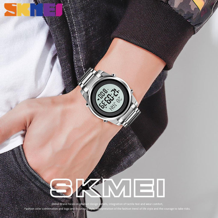 Original SKM Qibla Watch Sliver Colour New Edition image 4