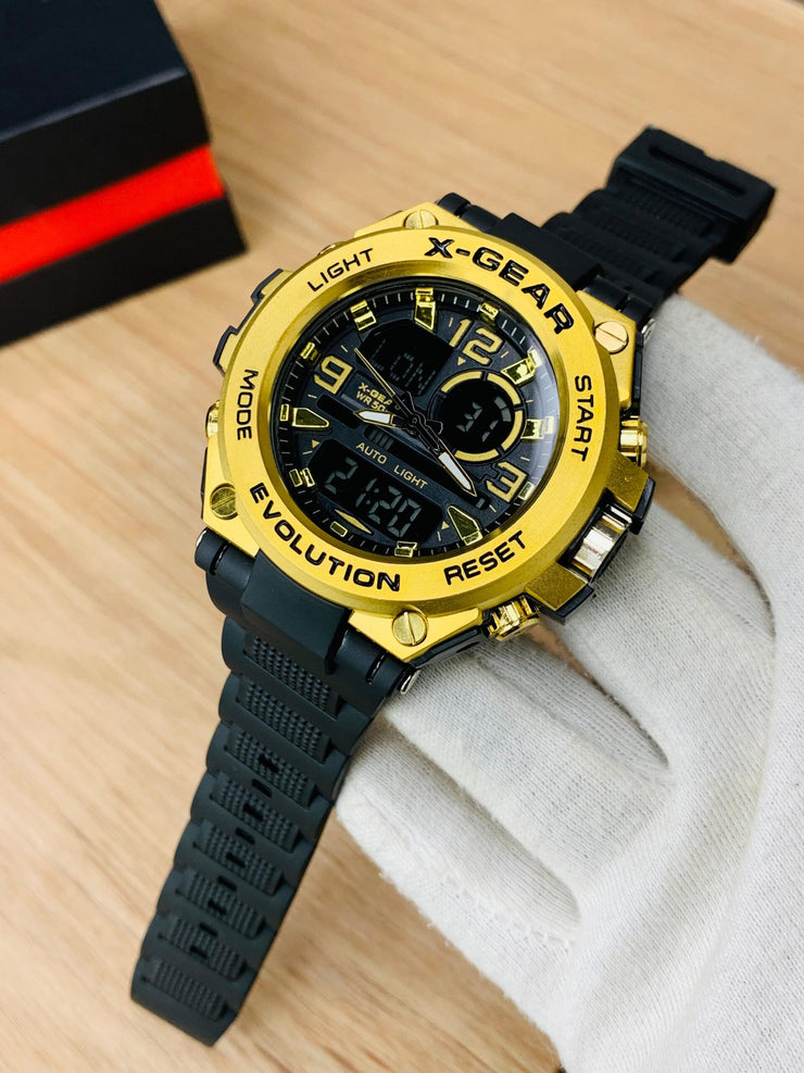 Original X gear Black Belt  With Golden  Dial image 2