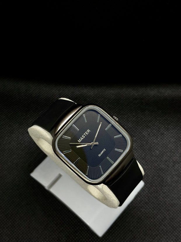 Mast.Black Belt Black Dial