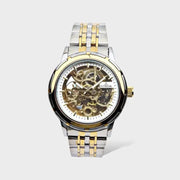 Skeleton Automatic Watch Two chain With White dial ( N design)