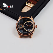 Tomi – FaceGear – Dual Strap –Rose gold Bazel with Black Dial image 2