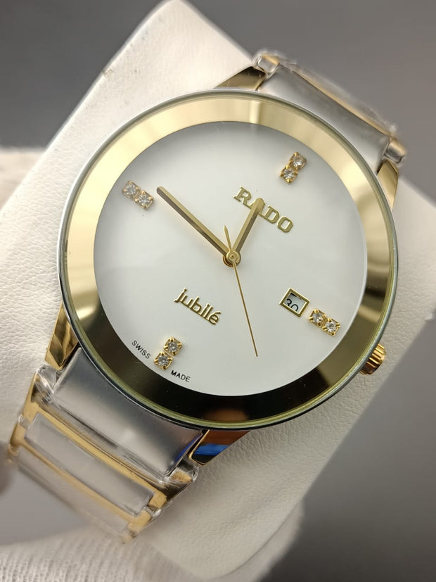 Quartz Watch Gold/White Colour (Copy)