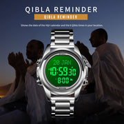 Original SKM Qibla Watch Sliver Colour image 5