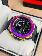 Original X gear Black Belt  With Purple  Dial image 1