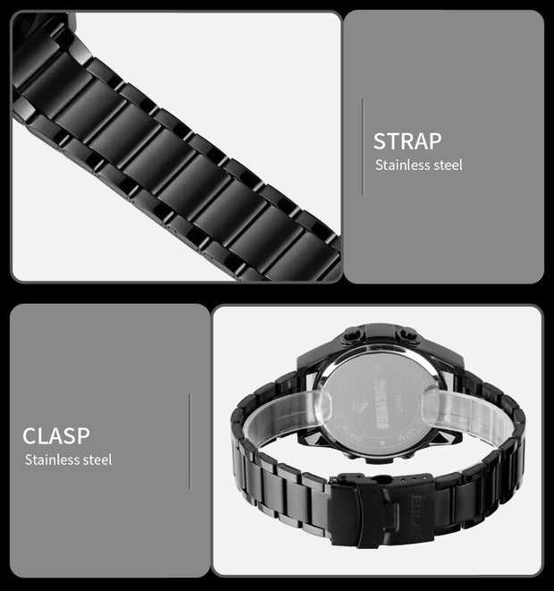 Original SKM Qibla Watch Black Colour image 7