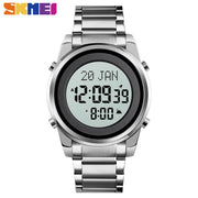 Original SKM Qibla Watch Sliver Colour New Edition image 1